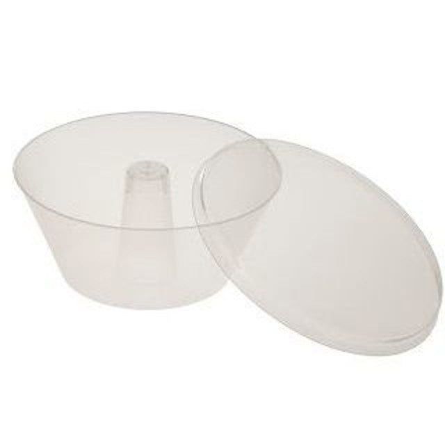 POTE 150ML C/ TAMPA P/ PUDIM PMMA - PW33 - CX C/12X10