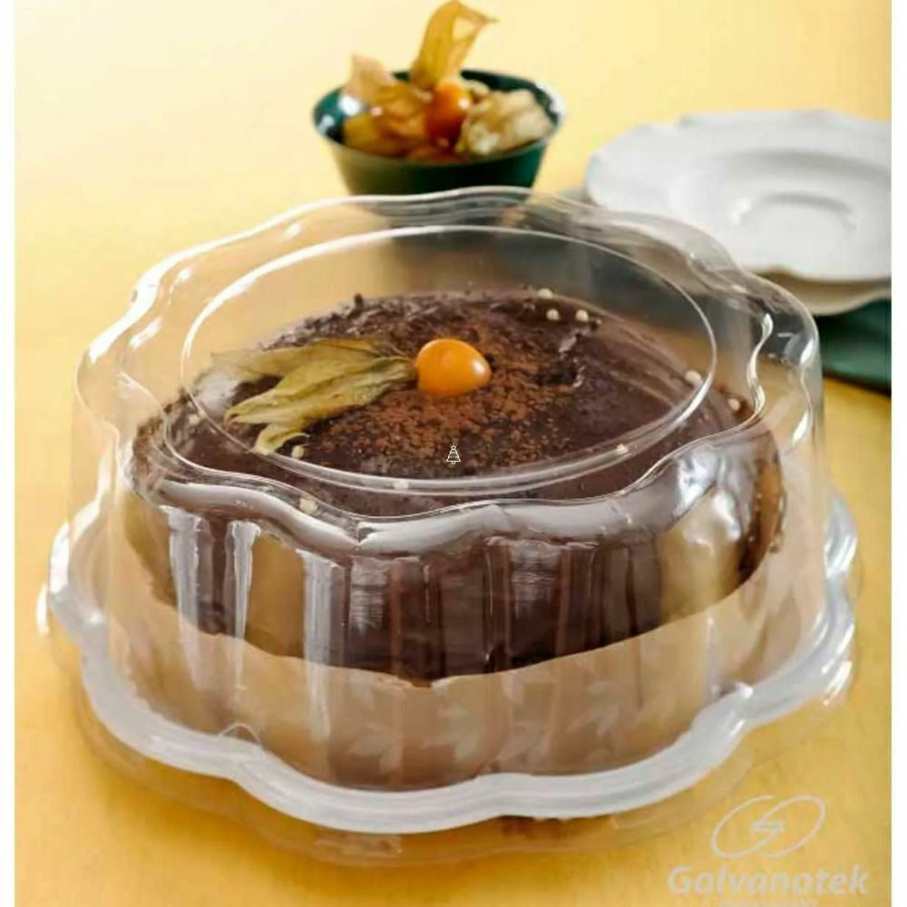 EMBALAGEM PET TORTA MINI BR - G 32F - CX C/100