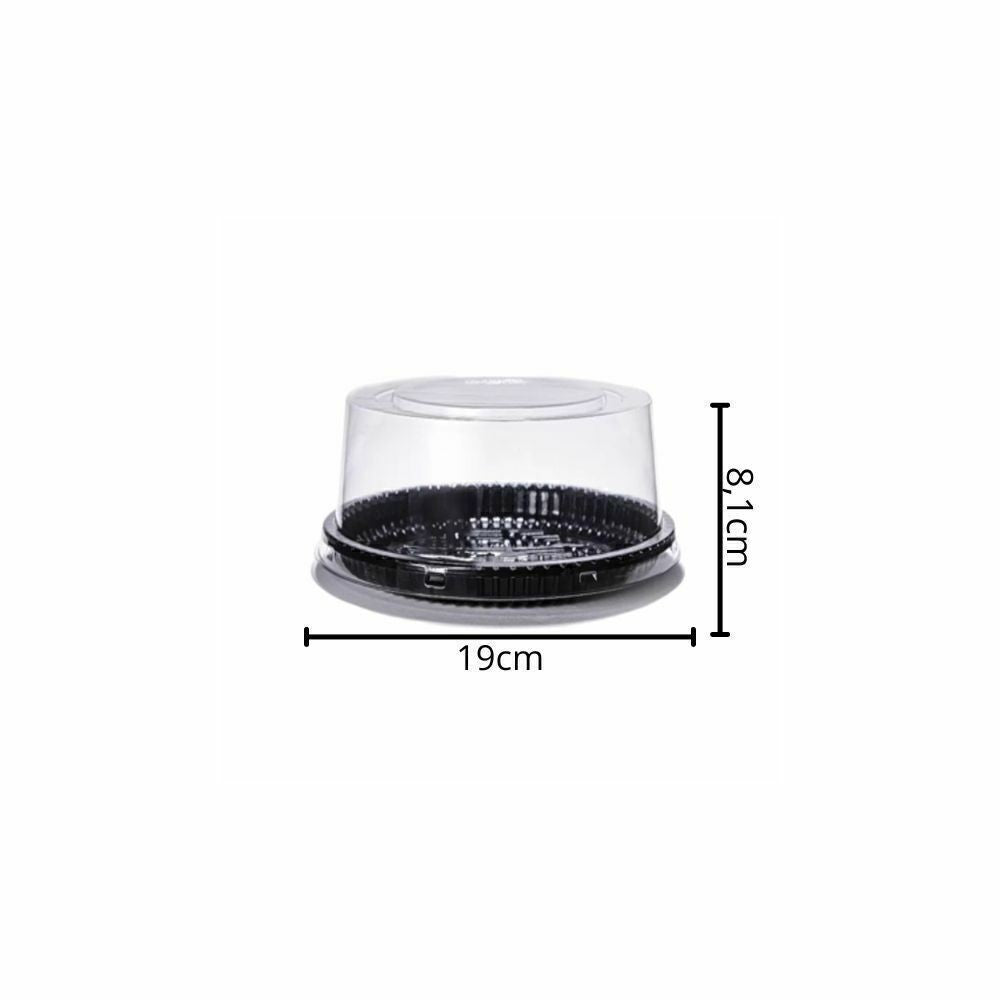 EMBALAGEM PET TORTA MINI PT - P 32MP - CX C/50
