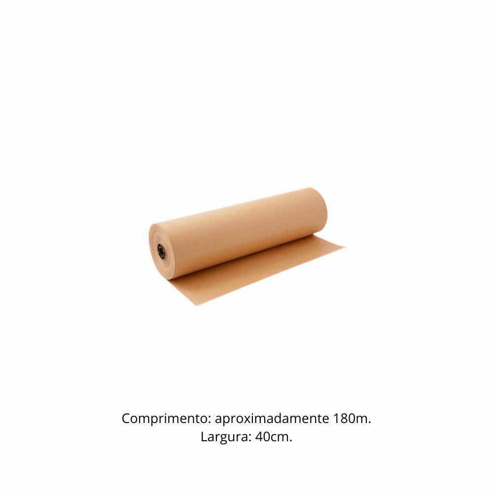 BOBINA DE PAPEL KRAFT LISA - 40CM - UN