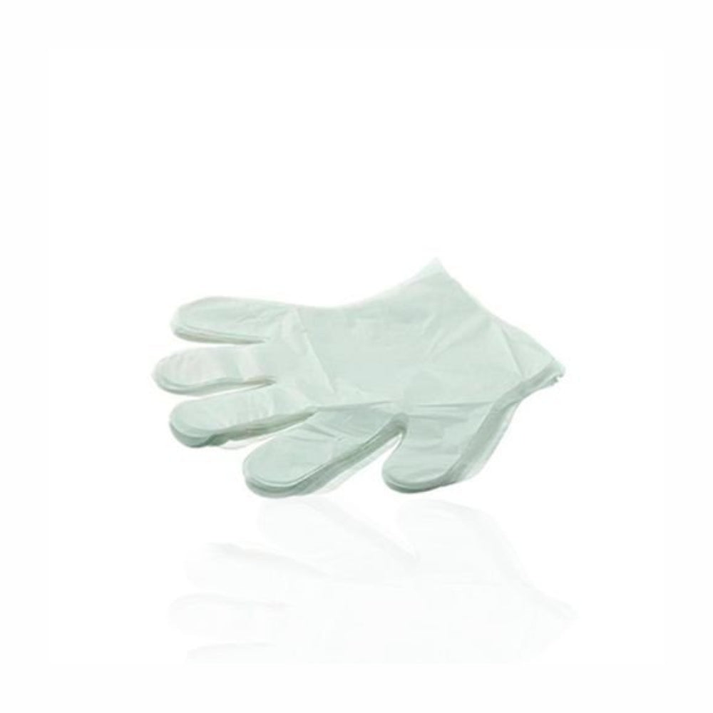 LUVA PLASTICA DESCARTAVEL TRANSPARENTE - PC C/100