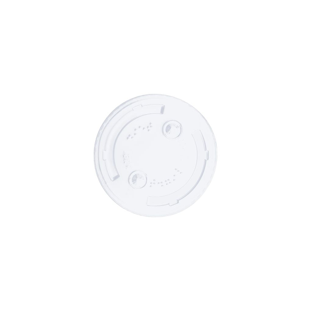 TAMPA PLASTICA 500 ML TRANSP PP S/FURO - CX C/20X50