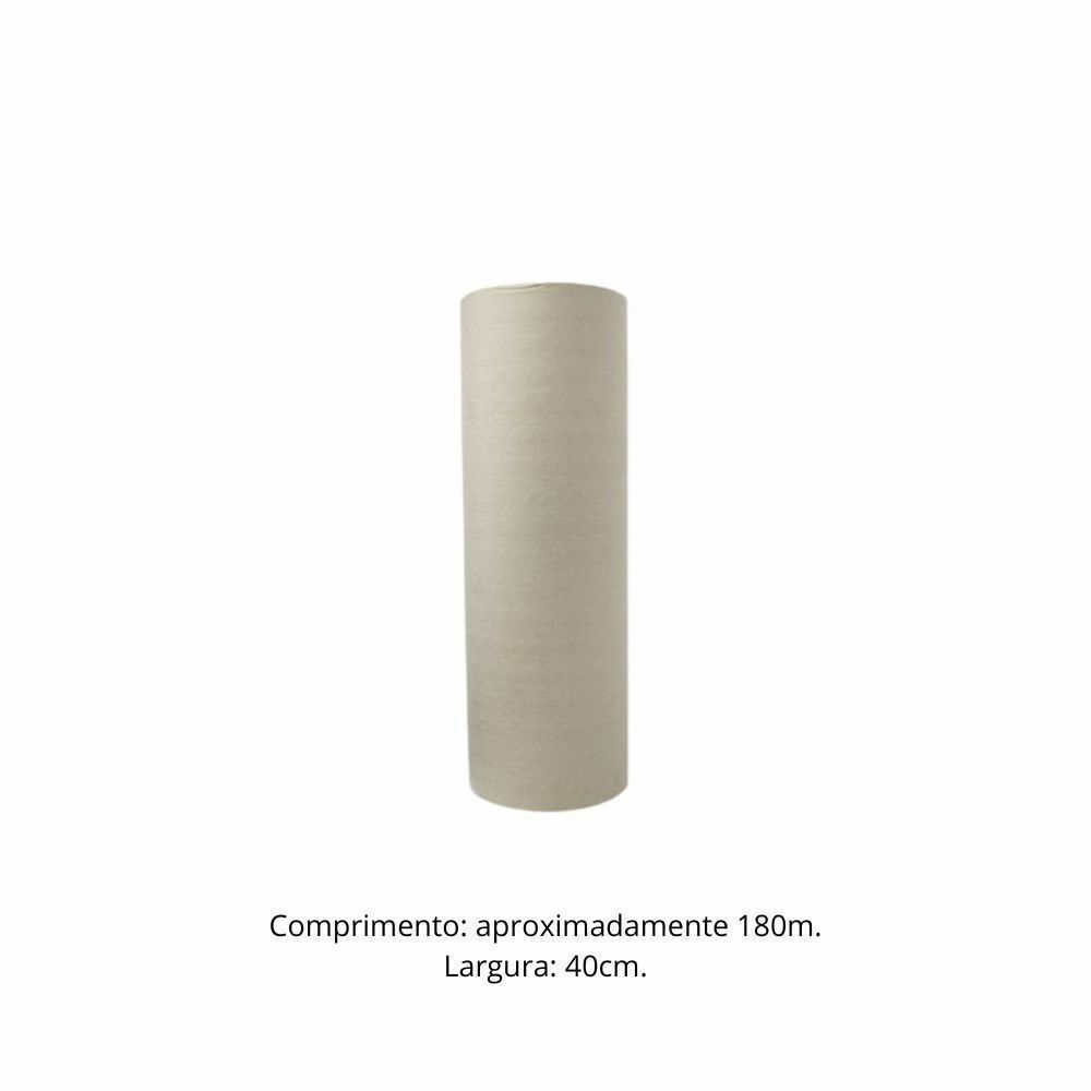 BOBINA DE PAPEL SEMI KRAFT LISA - 40CM - UN