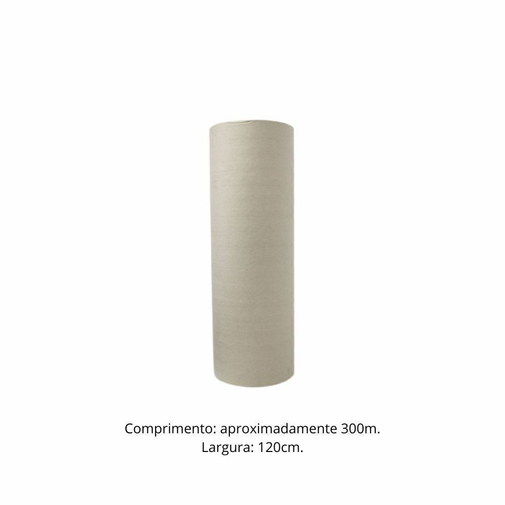 BOBINA DE PAPEL SEMI KRAFT LISA - 120CM - UN