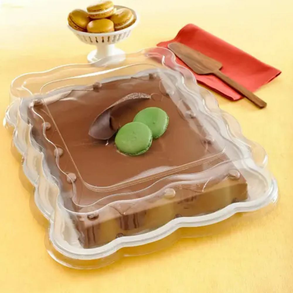 EMBALAGEM PET TORTA RET MEDIA BR- G 70F - CX C/40