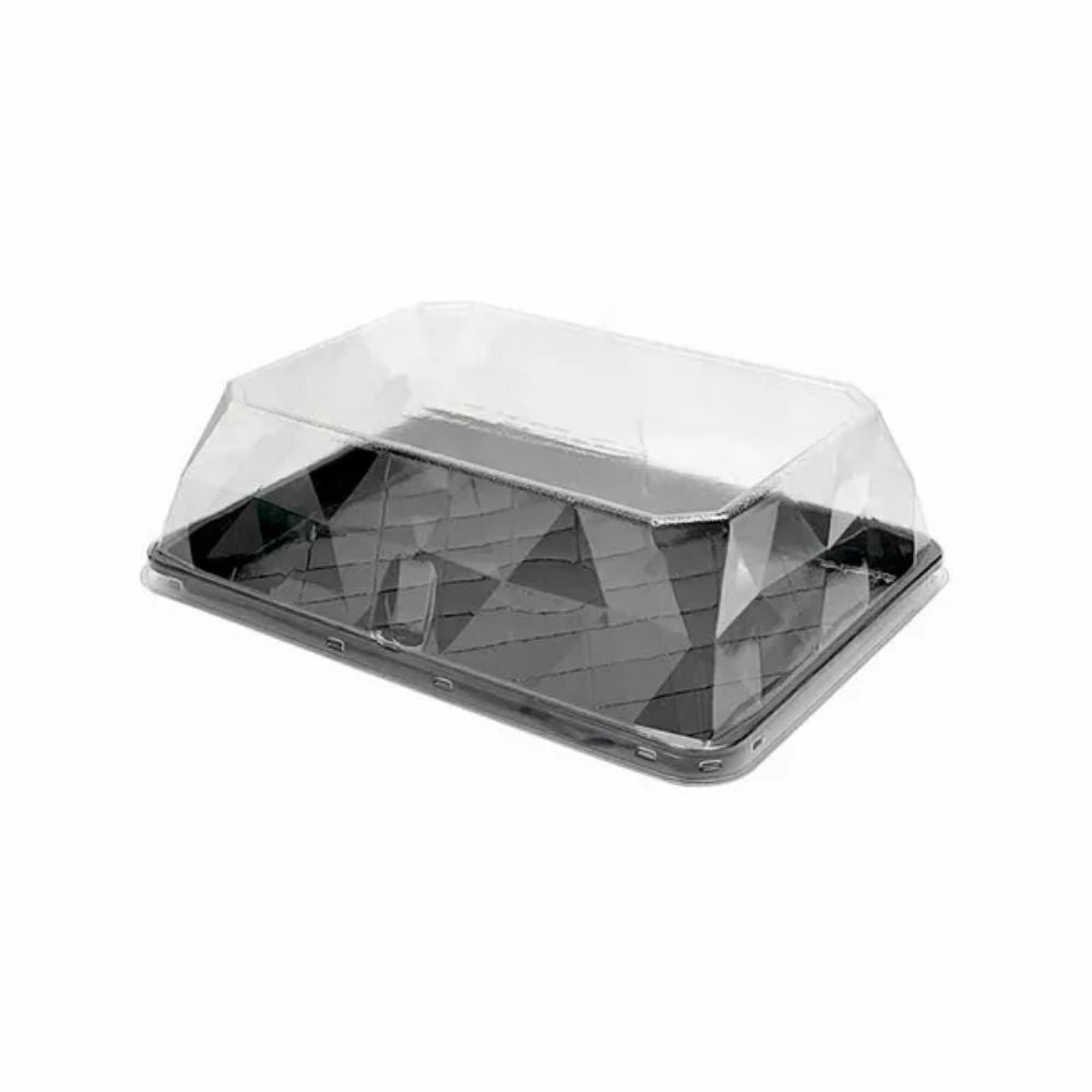 EMBALAGEM PET TORTA RET MEDIA PT- G 75D - CX C/50