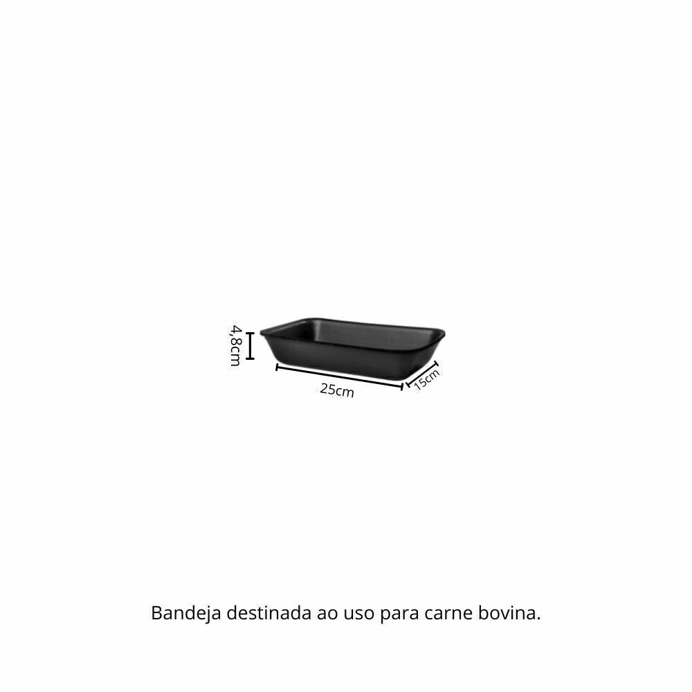 BANDEJA B65 FUNDA PRETA - CF-065 - FD C/4X50