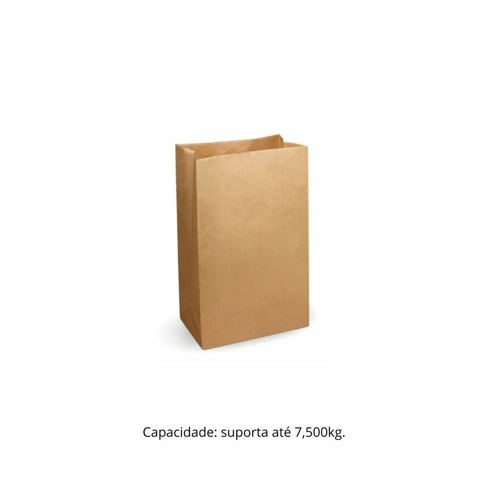 SACO PAPEL 7/5 KG KRAFT S.O.S. LISO - M - PC C/200