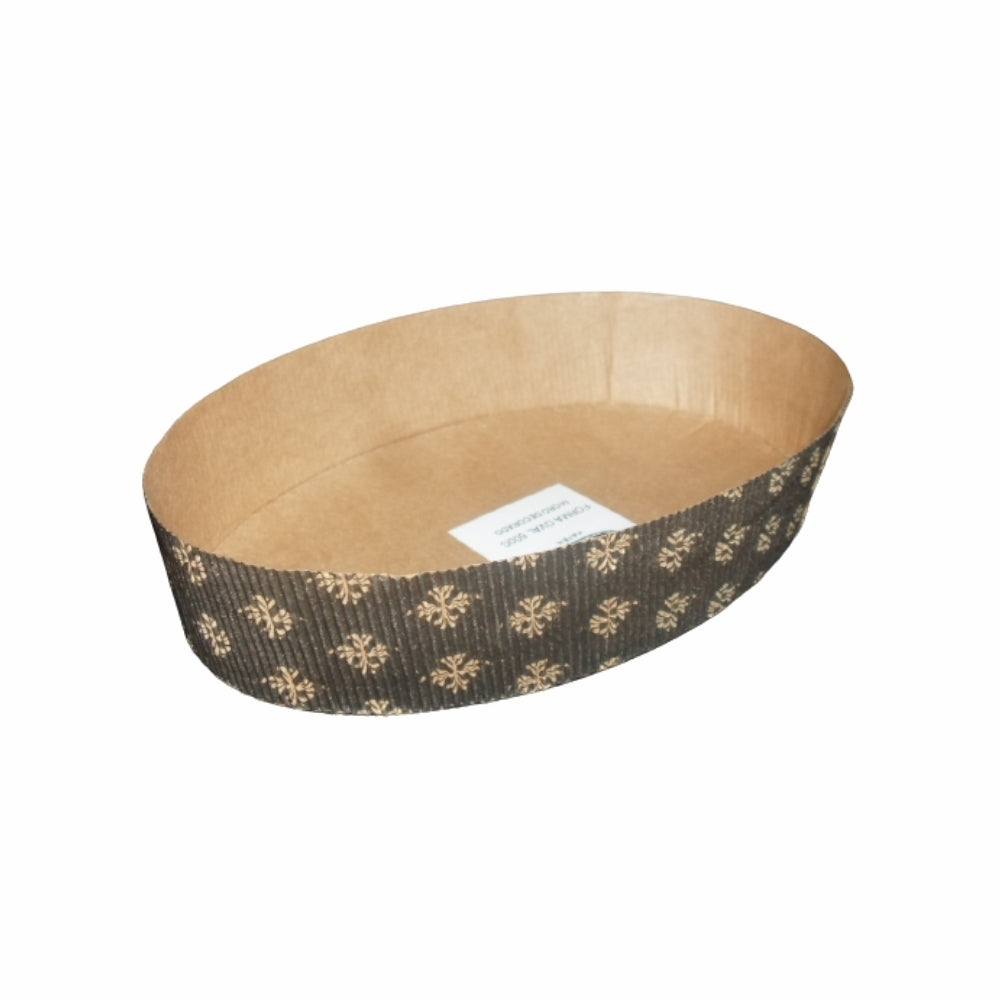 FORMA FORNEAVEL OVAL MICRO DECORADA 500G - PC C/50