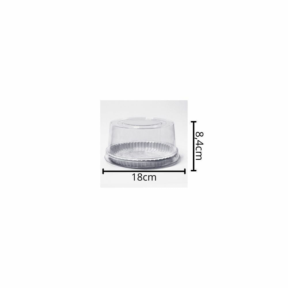 EMBALAGEM PET TORTA MINI BR - P 35AP - CX C/100