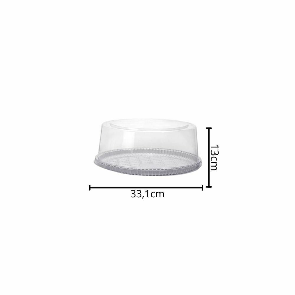 EMBALAGEM PET TORTA GRANDE BR- P 60AP - CX C/50