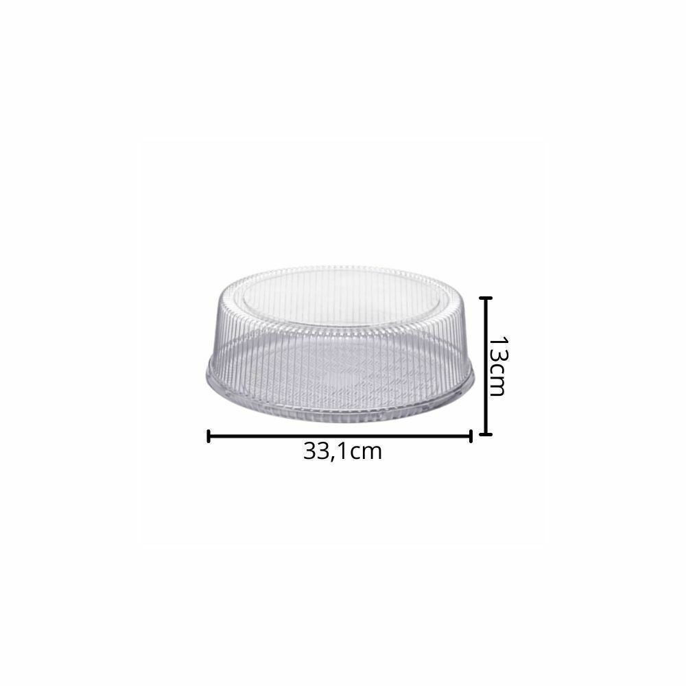 EMBALAGEM PET TORTA GRANDE BR - P 60A - CX C/50
