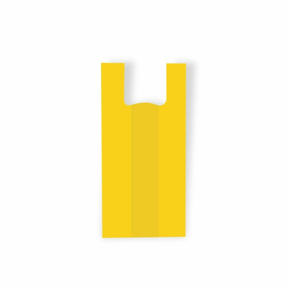 SACOLA C/ALCA 30X40 REC.AMARELA - PC C/100