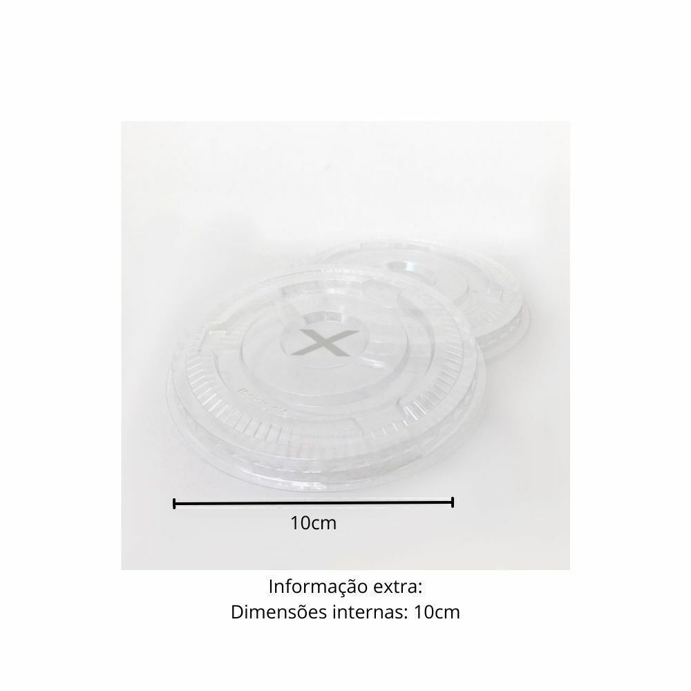 TAMPA PET FLAT C/FURO CRISTAL - G 805 - CX C/9X50