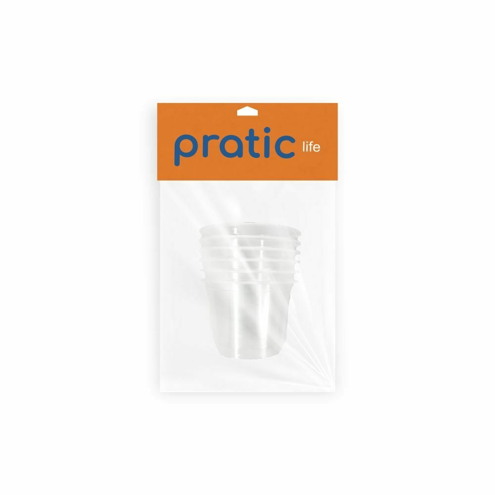 POTE 250ML C/TAMPA CRISTAL PP- PL 310 SF - PC C/10