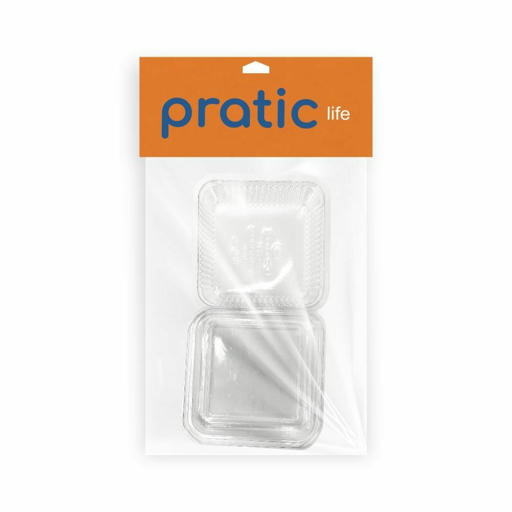 EMB. PET 1 DOCE QUADRADO - PL 650 SF - PC C/10