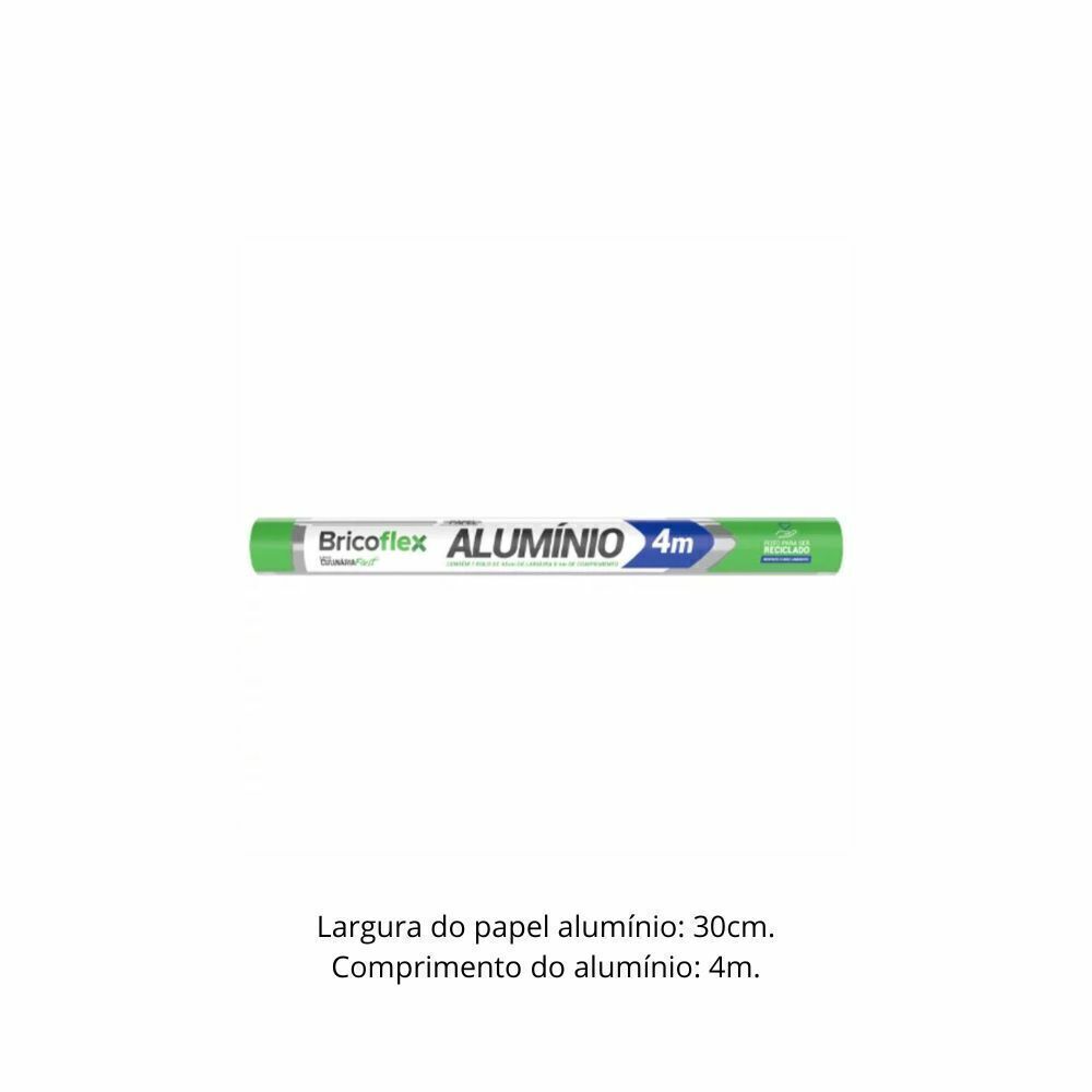 ROLO DE ALUMINIO 30X4,0M - CX C/12 - CX C/12