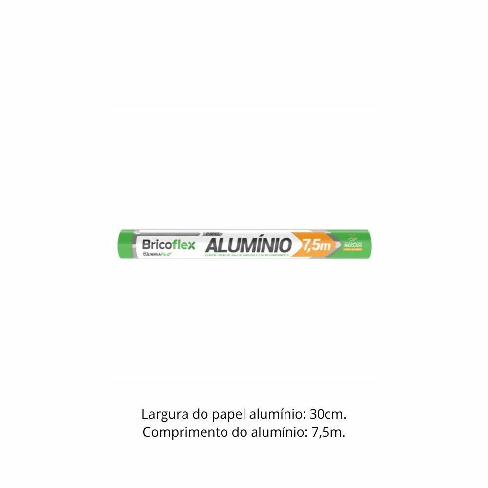 ROLO DE ALUMINIO 30X7,5M - CX C/12 - CX C/12
