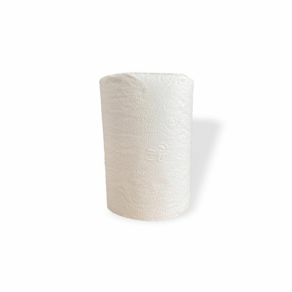 PAPEL TOALHA BOBINA BRANCO 100% - CX C/6X200M