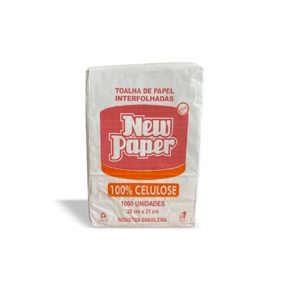 PAPEL TOALHA BRANCO 100% 20X21 - FD C/6X1000