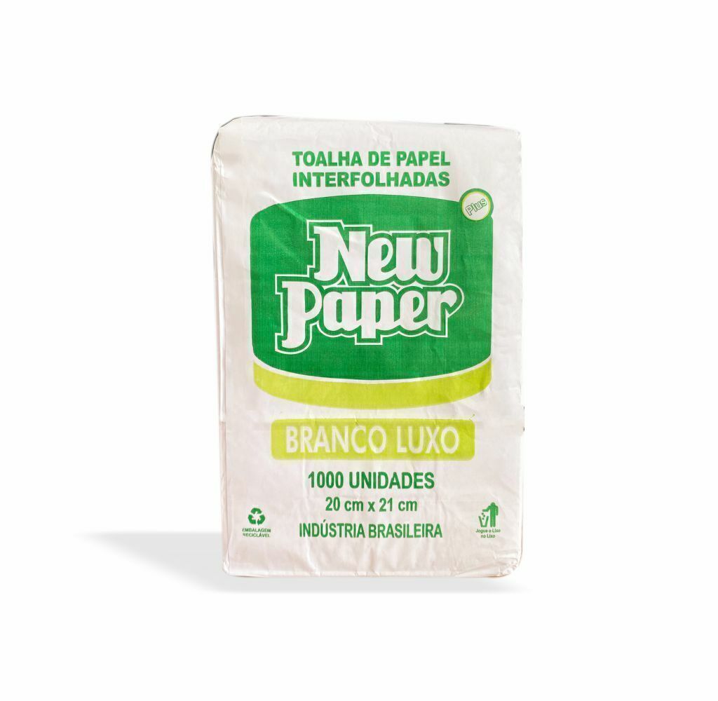 PAPEL TOALHA BRANCO EXTRA LUXO 20X21 - FD C/6X1000