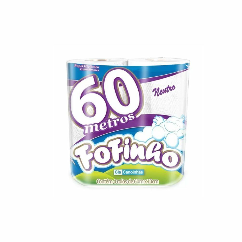 PAPEL HIGIENICO NEUTRO 60M - FD C/16X4