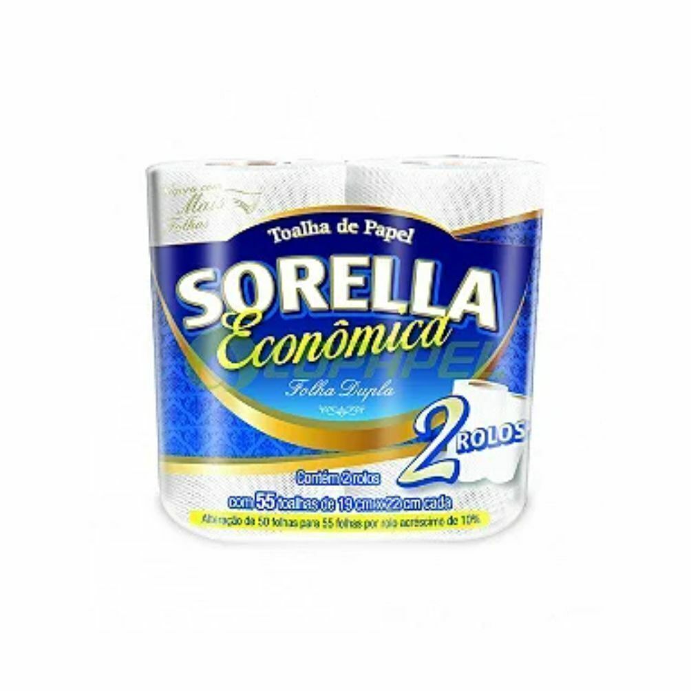 PAPEL TOALHA COZINHA ECONOMICA C/55FLS - FD C/12X2