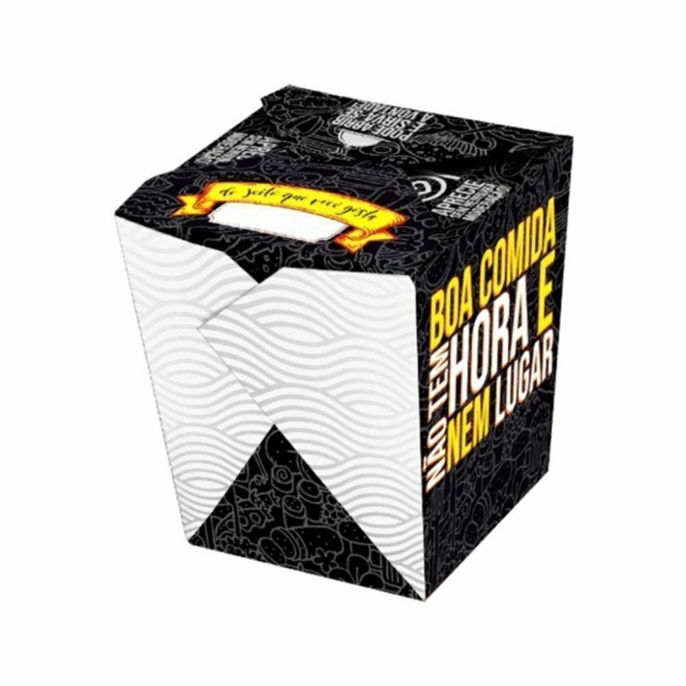 EMBALAGEM PARA REFEICAO BOX 850ML PRETA - PC C/50
