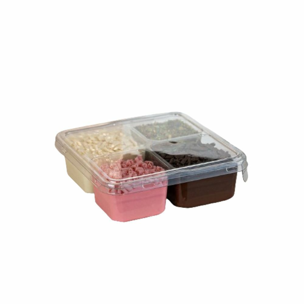 EMBALAGEM PETISQUEIRA C/4 DIV. - G 544 - CX C/100