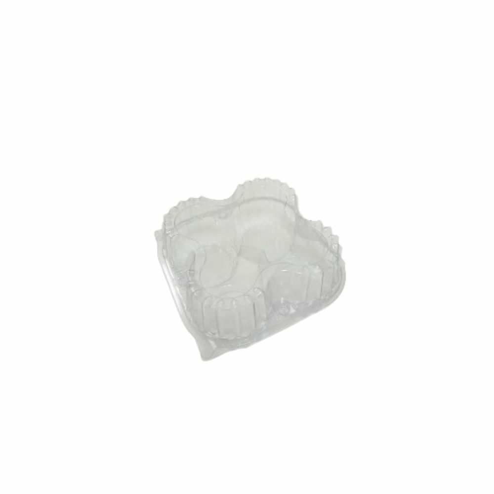 EMBALAGEM PET 4 DOCES QUADRADO - PF 15 - CX C/100