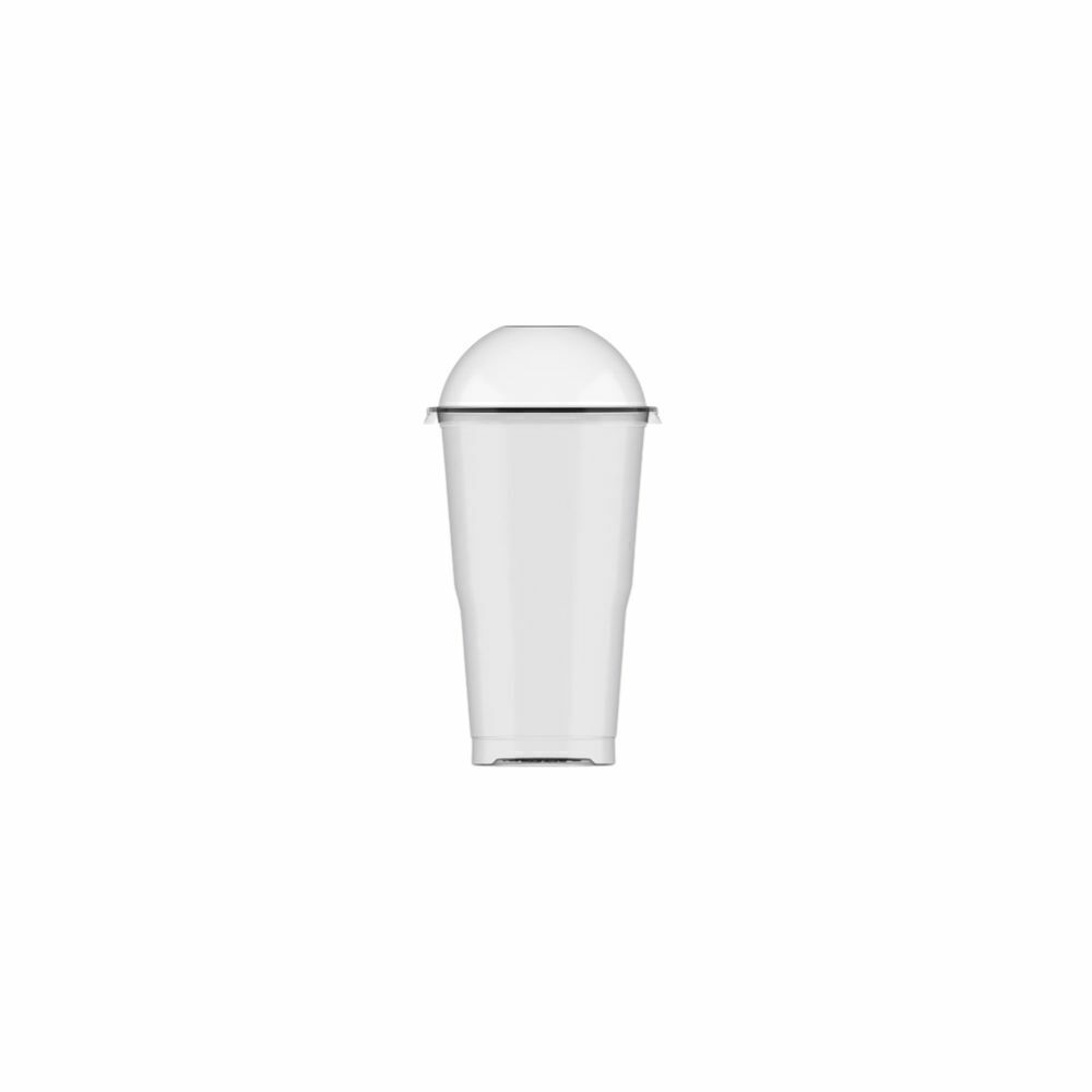 COPO 300 ML DESC. PP BIO CRISTAL C/TAMPA - PC C/20