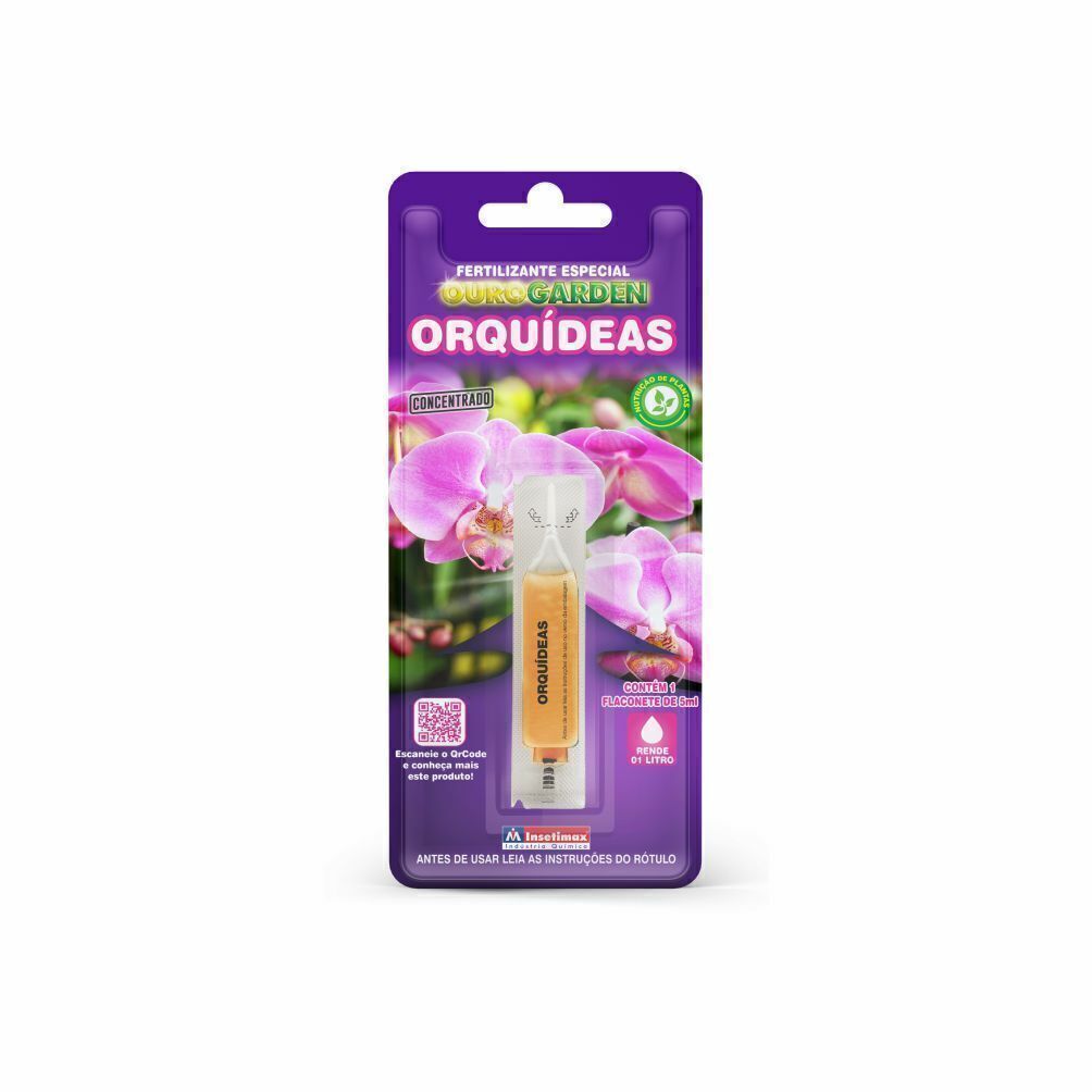 FERTILIZANTE OUROGARDEN P/ORQUIDEAS 5ML - UN