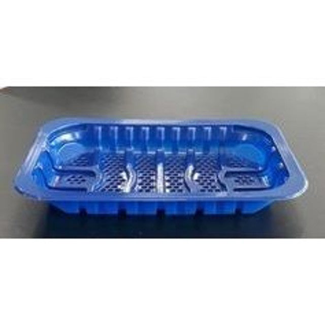 BANDEJA ALTA BARREIRA 15X23X3 AZUL - CX C/360