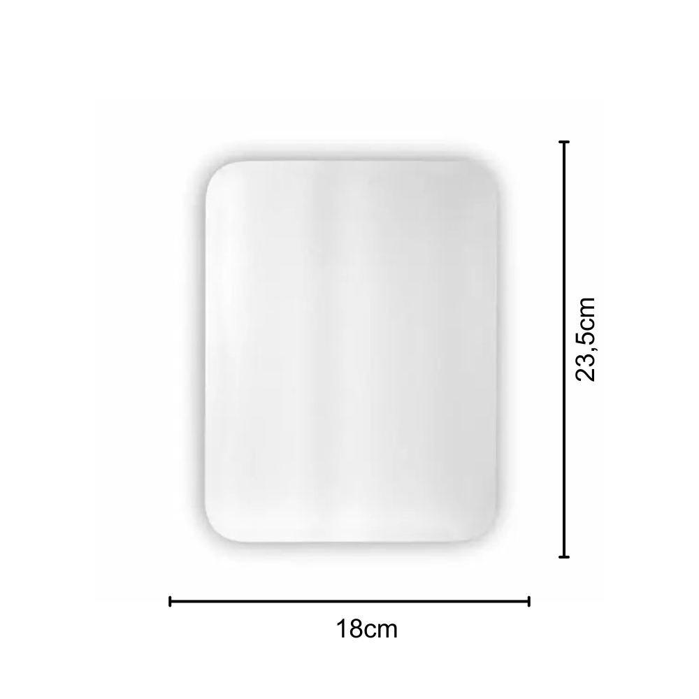 PRANCHA DE ISOPOR 03 BRANCA - PN 003 - FD C/2X200