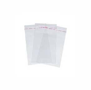 SACO ADESIVADO BOPP 10X15CM+3CM - PC C/100