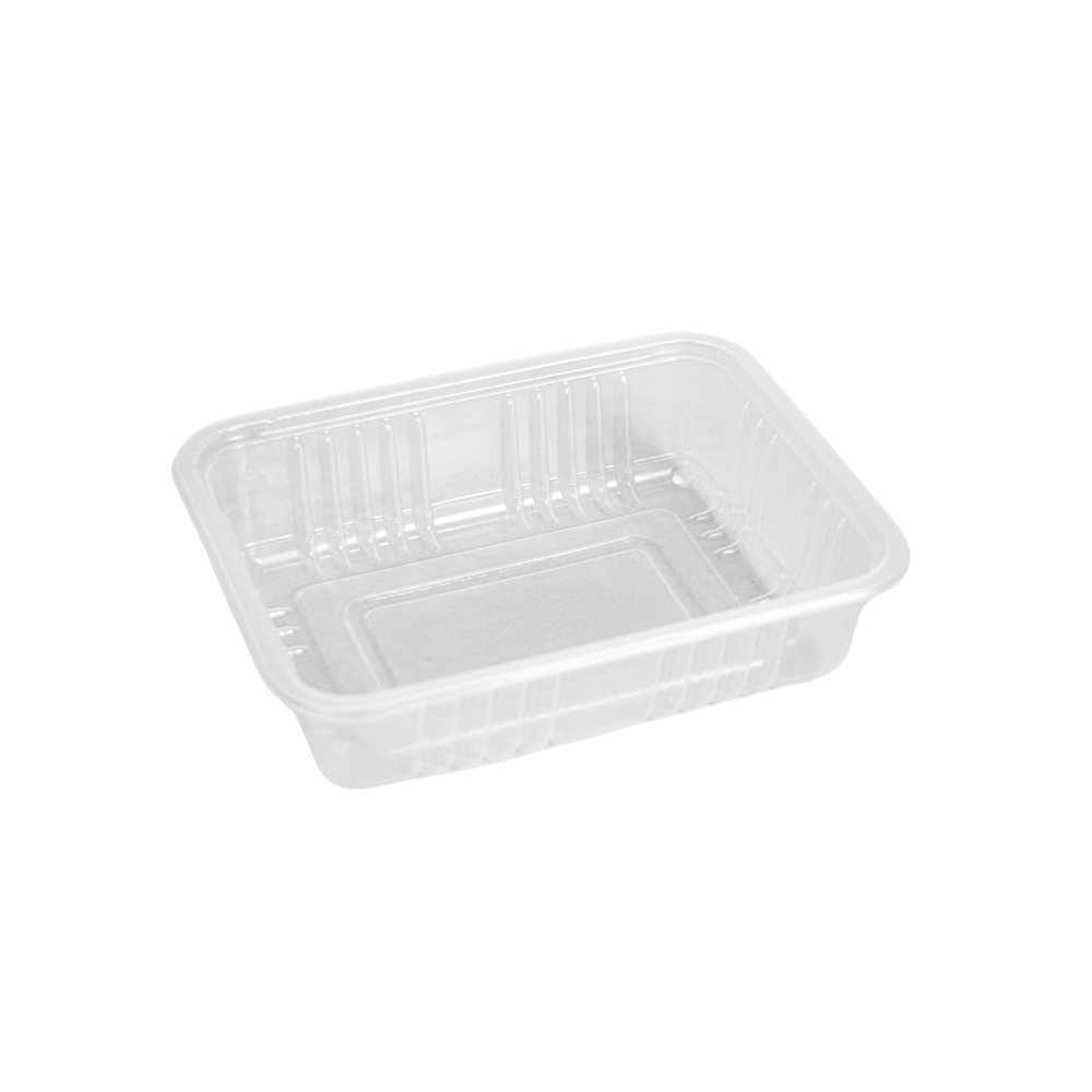 BASE 700ML POTE RETANGULAR PP - G 302 - CX C/200