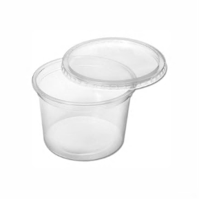 POTE 500ML S/TAMPA CRISTAL - PP - CX C/500