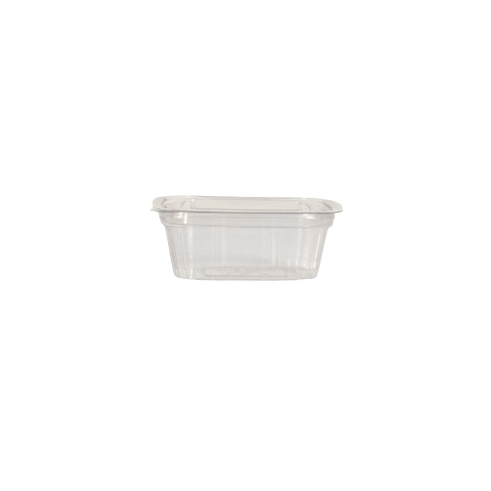POTE RETANGULAR DA 90 – 500ML – 145MM × 130MM × 53MM – CAIXA COM 200 UNIDADES – TAMPA ARTICULADA