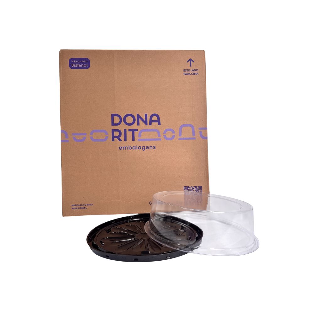 EMBALAGEM PET TORTA MINI PT - D 50B NY - CX C/50