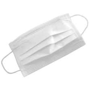 MASCARA DESCARTAVEL DUPLA C/ELASTICO. - PC C/100