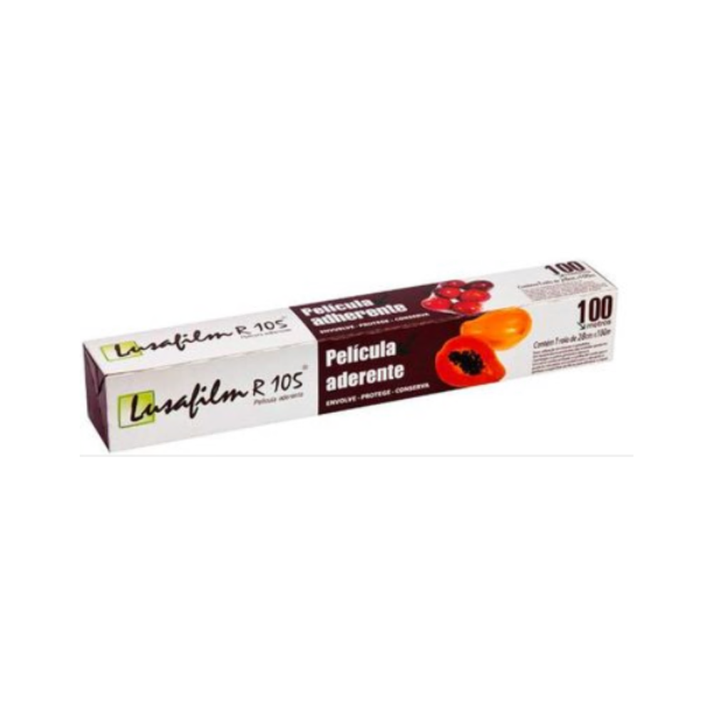 FILME PVC P/ALIMENTOS 28X100 MTS - CX C/25
