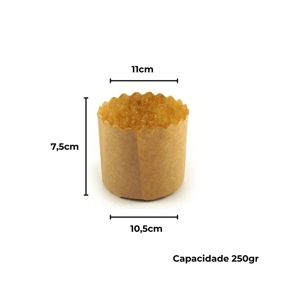 ASSADEIRA P/PANETONE 250G - PC C/100