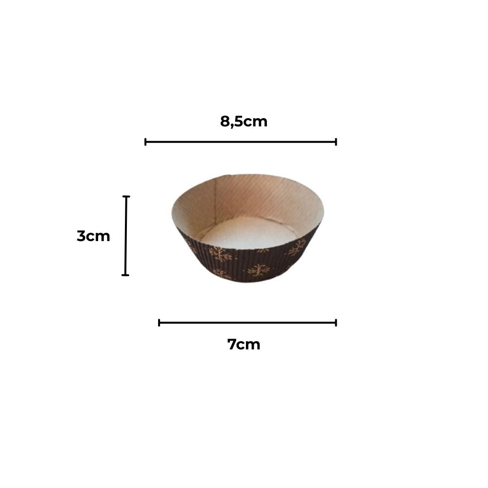 FORMA FORNEAVEL BOMBOCADO 70X30MM - PC C/50