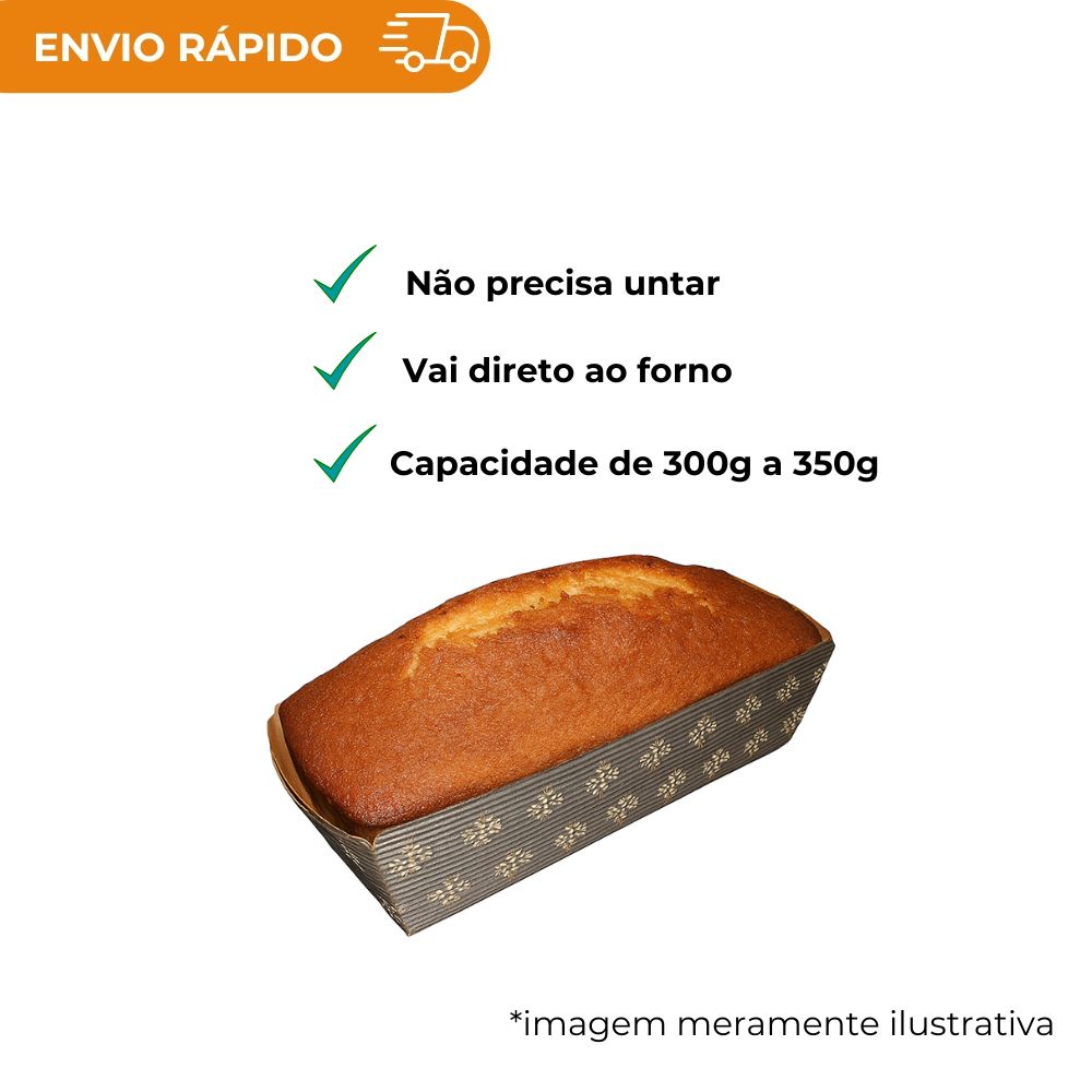 FORMA FORNEAVEL BOLO INGLES 300G S/ABA F - PC C/50
