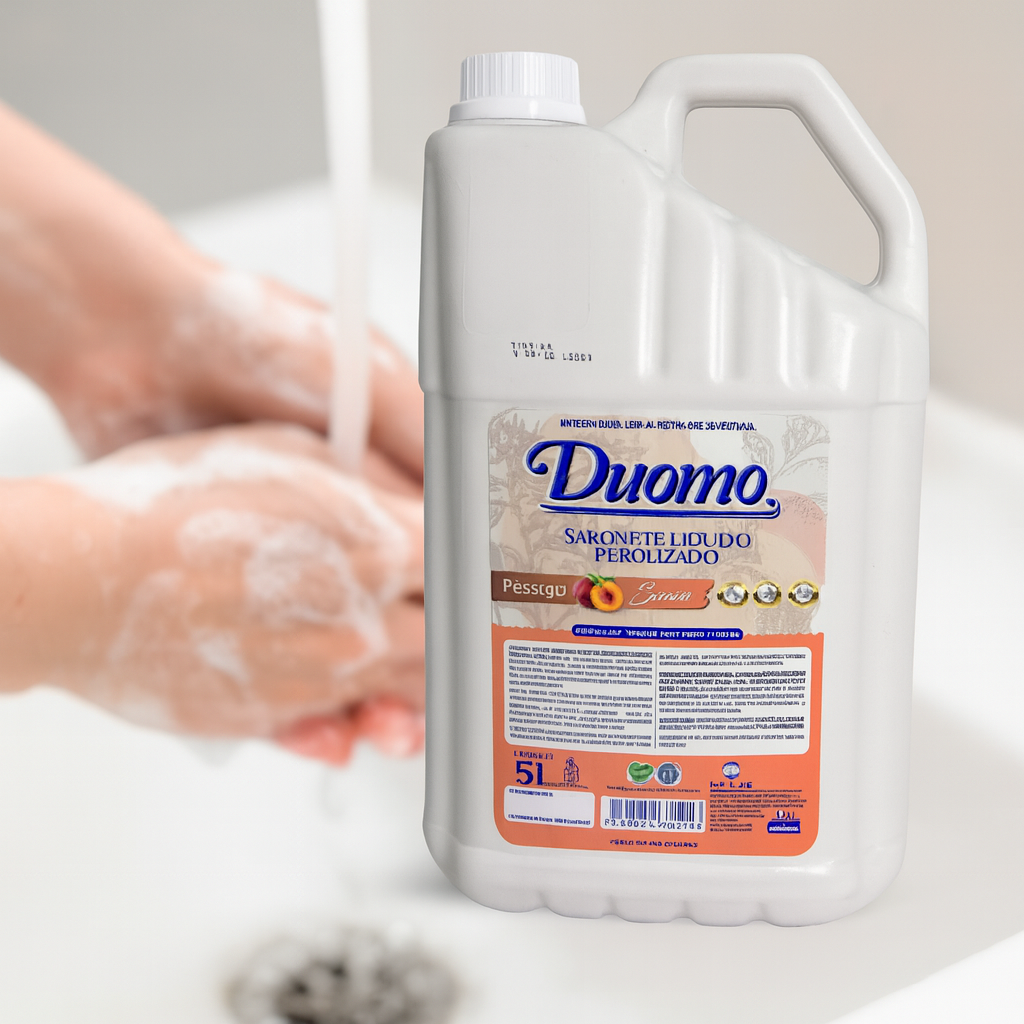 SABONETE LIQ DUOMO PESSEGO SUAVE 5L - UN