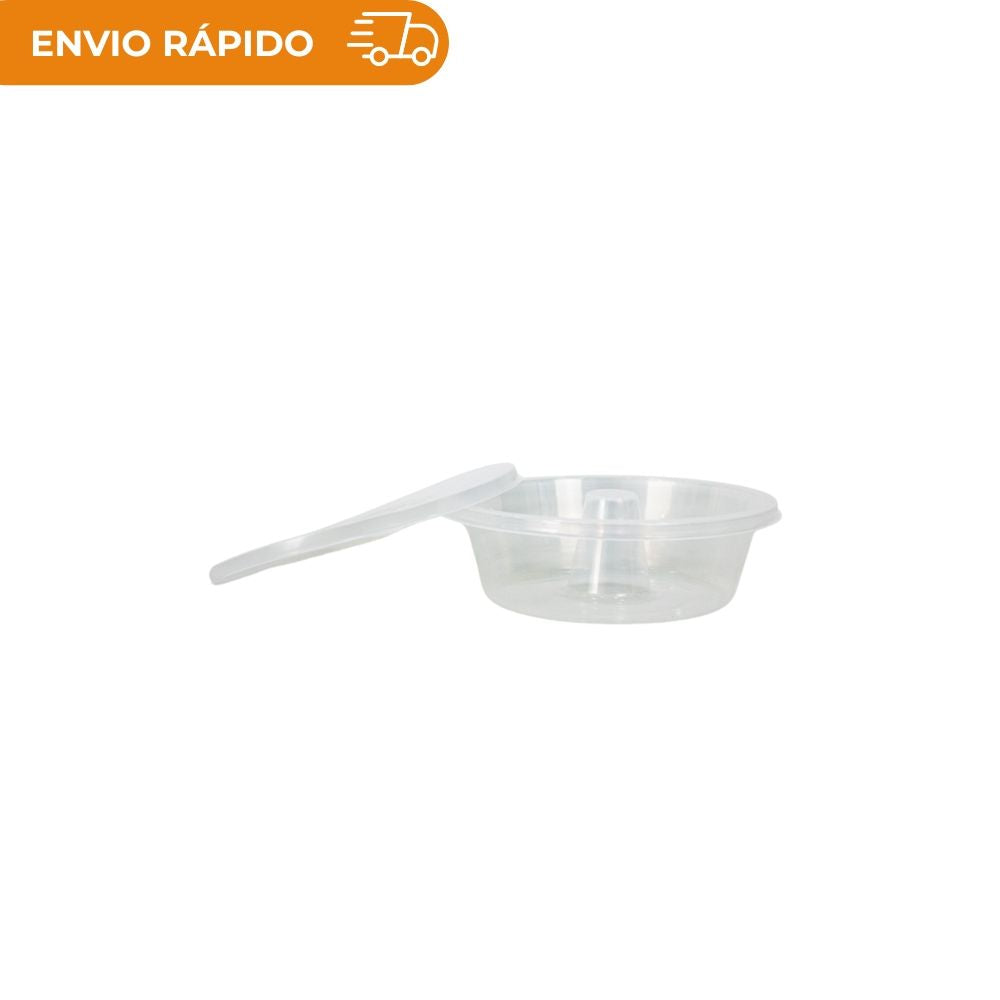 FORMA PUDIM C/TAMPA 550ML - G368 - CX C/120