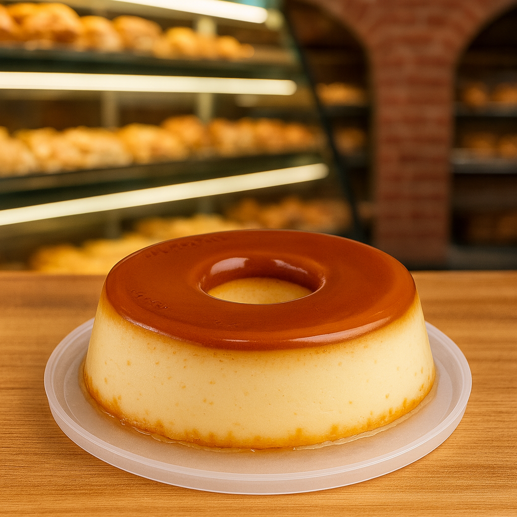 FORMA PUDIM C/TAMPA 550ML - G368 - CX C/120