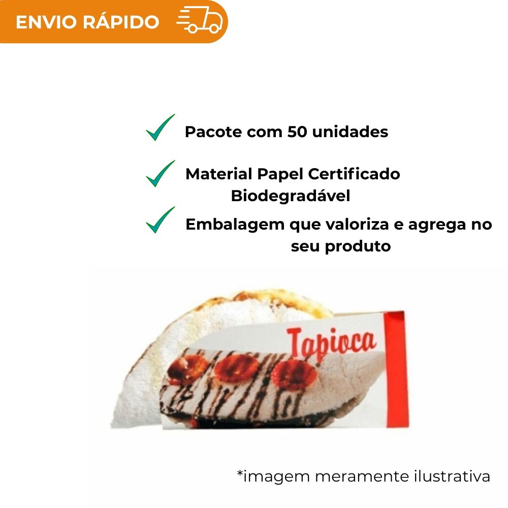 EMBALAGEM PARA TAPIOCA BALCAO - PC C/50