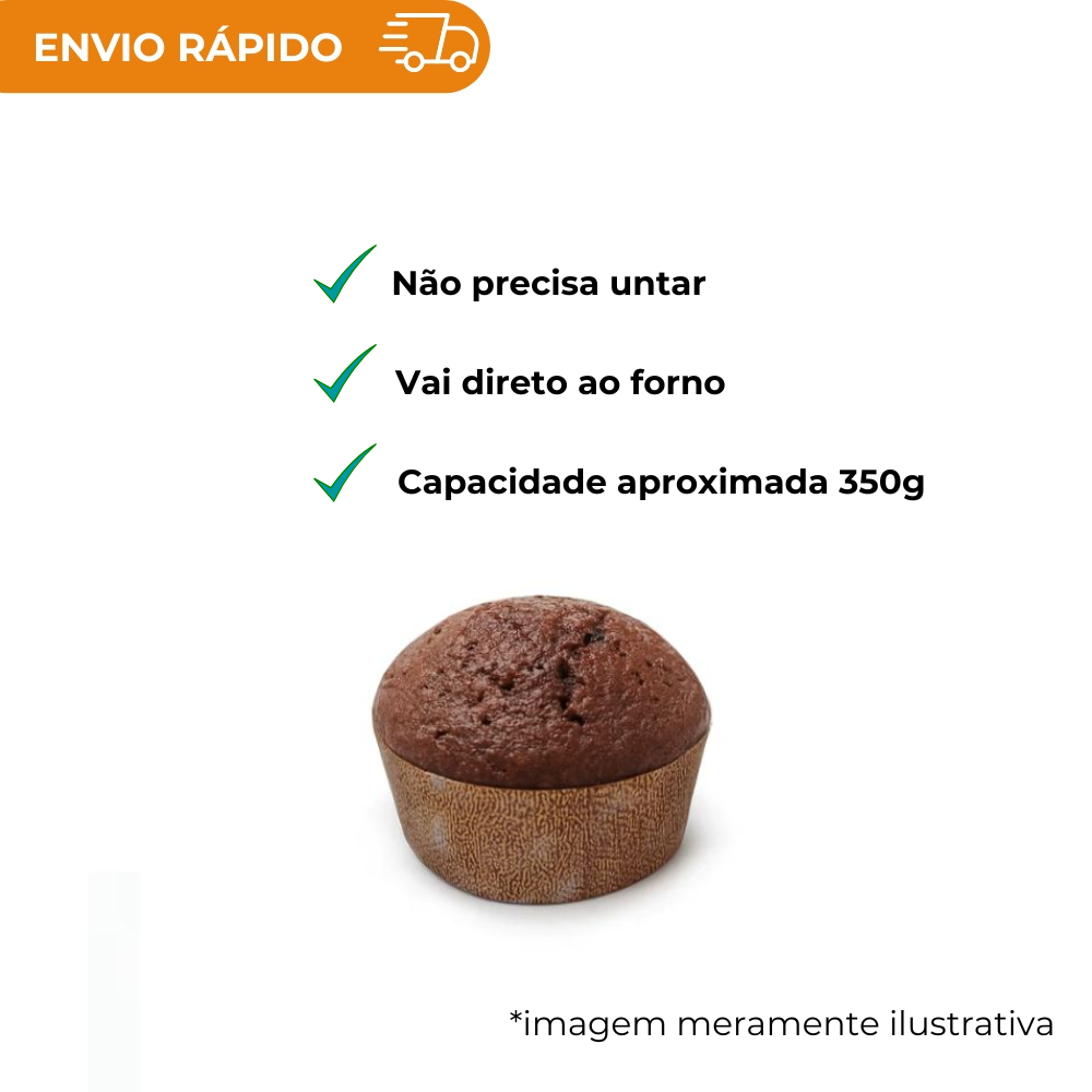 FORMA FORNEAVEL GALLUP 15 KRAFT DECORADA - PC C/50