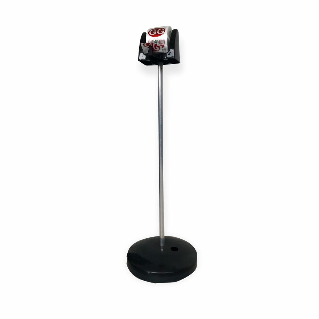 BASE PEDESTAL PRETO C/HASTE DE ALUMINIO - UN